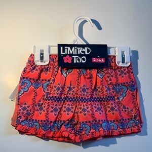 Girls Limited Too 2 pack summer shorts